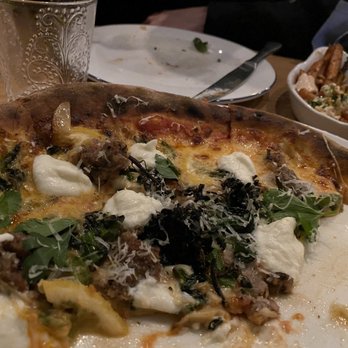 Herb & Sea - Sausage pizza - Seafood Near Me - Encinitas, California Herb & Sea - Sausage pizza - Seafood Near Me - Encinitas, California