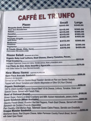Menu photo 5 Caffe El Triunfo El Triunfo, BCS