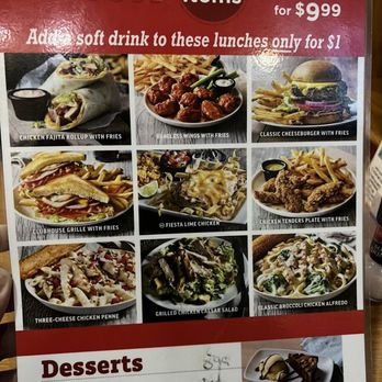 Applebees Montgomery Al Menu With Prices: Discover Deals