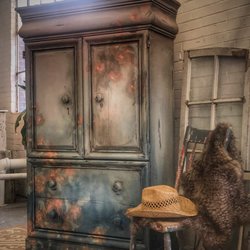 Girl UPcycled Studio - See uniquely artistically finished finishes on furniture (Learn how to on my Youtube channel too)