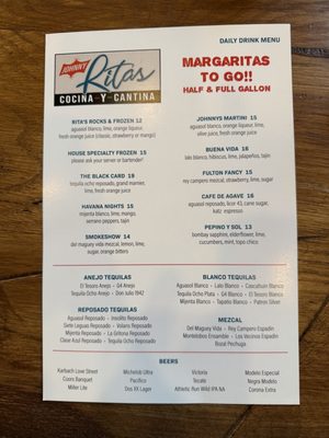 Menu photo 7 Johnny Ritas Houston, TX