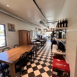 Bob's Well Bread Bakery - Long corridor from restroom to front of shop.