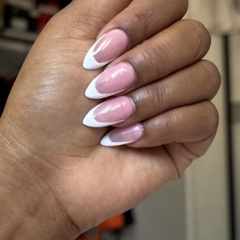 Edgy Nails & Spa - The French tip is a mess, it's not smooth. Like let's be fr. - Nail Salons Near Me - Riverside, California Edgy Nails & Spa - The French tip is a mess, it's not smooth. Like let's be fr. - Nail Salons Near Me - Riverside, California
