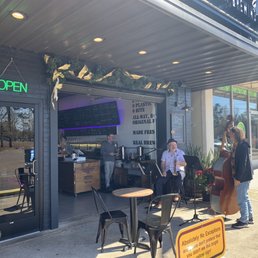 Outside seating Outside seating