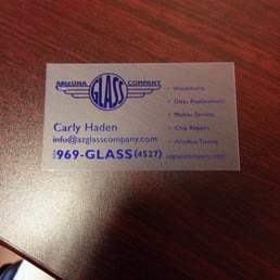 Just one of our examples of business cards!