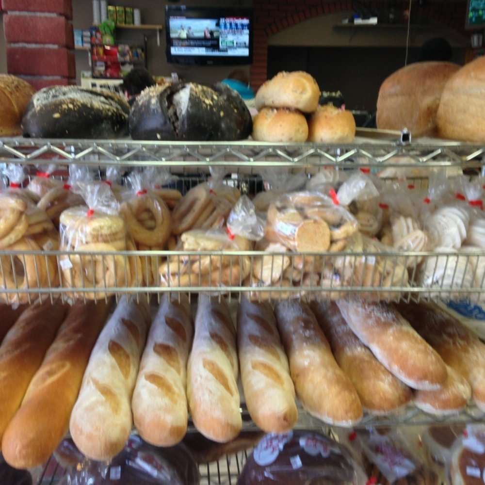 a variety of breads and pastries