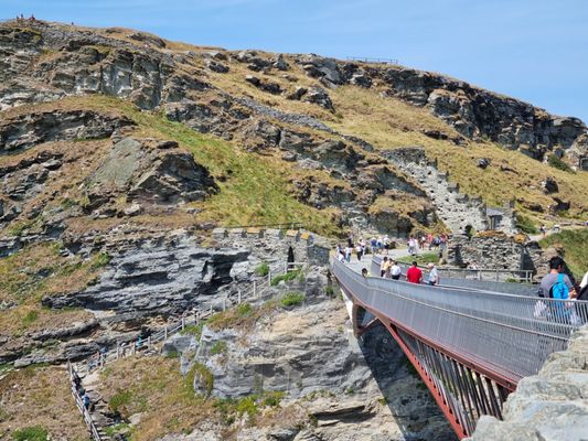 Tintagel Castle by null