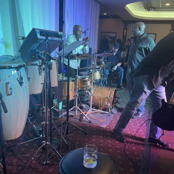Blue Dolphin Seafood Bar & Grill - Band packing up to leave at 11:30 pm after 3 sets - Seafood Near Me - Crofton, Maryland