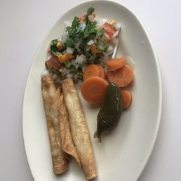 Wasn't a fan of the fried taquitos Wasn't a fan of the fried taquitos