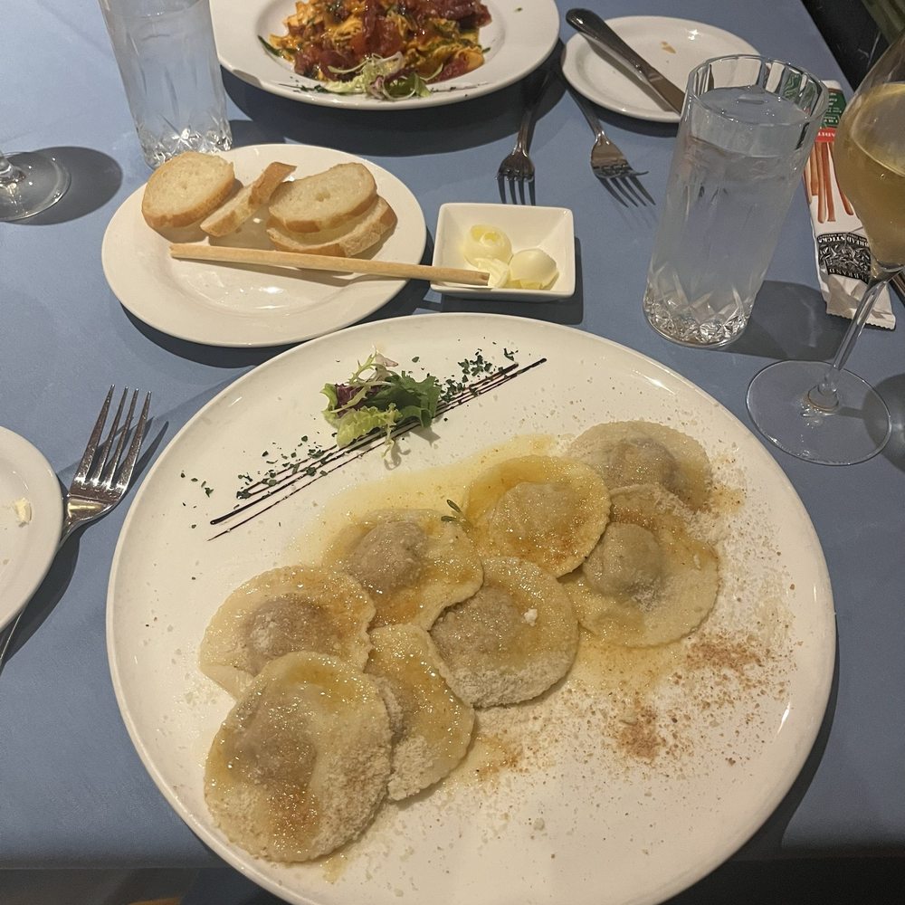 Parma - Tortelli di Zucca, Pappardelle al Pesto - Italian Near Me - Fresno, California Parma - Tortelli di Zucca, Pappardelle al Pesto - Italian Near Me - Fresno, California