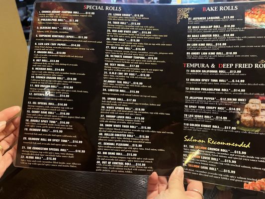Menu photo 2 The Connection Thai sushi Henderson, NV Menu photo 2 The Connection Thai sushi Henderson, NV