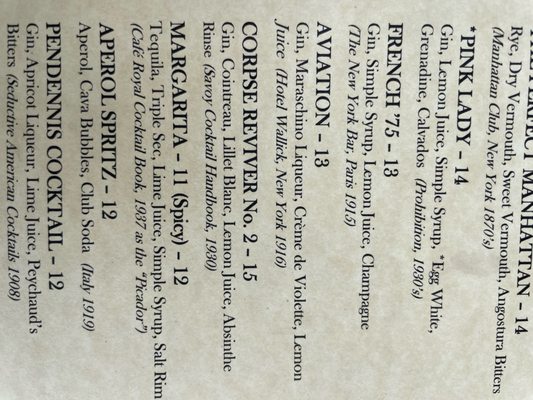 Menu photo 1 Revival Lounge Mount Vernon, WA