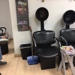 Shear Edge Salons - Drying chairs