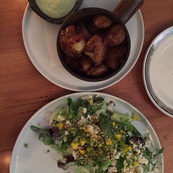 Jacqueline - Smoked potatoes and green salad with goat cheese - Cocktail Bars Near Me - Portland, Oregon Jacqueline - Smoked potatoes and green salad with goat cheese - Cocktail Bars Near Me - Portland, Oregon
