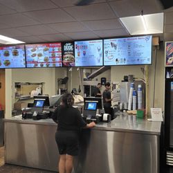Dairy Queen - Counter and menu