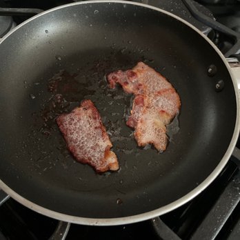 Bruegger's Bagels - BACON FROM MY OWN FRIDGE WHY DID I SPEND 6 dollars????? - Bagels Near Me - Stow, Ohio