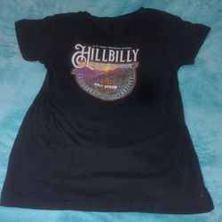 Hillbilly Harley - The back of the first shirt that I sent a picture of. Can you help me find this in my size