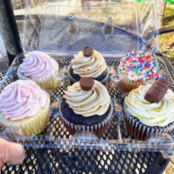 Mystic Sugar Bakery - a tray of cupcakes - Bakeries Near Me - North Conway, New Hampshire Mystic Sugar Bakery - a tray of cupcakes - Bakeries Near Me - North Conway, New Hampshire