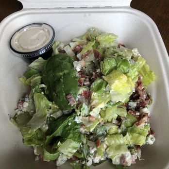 Neat - This is what's left of my Chopped Salad Togo - New American Near Me - Buffalo, New York