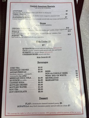 Menu photo 3 El Gallo Taqueria Petaluma, CA
