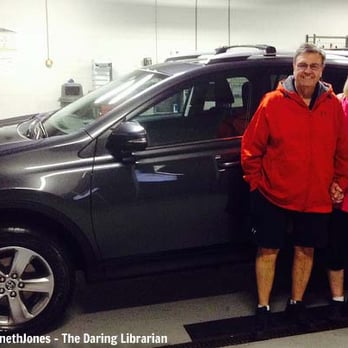 CarMax - Mom, Dad, & me when I was taking possession of my new Rav4 at the Toyota Carmax in Laurel! Then Rams Head to celebrate! - Used Car Dealers Near Me - Laurel, Maryland