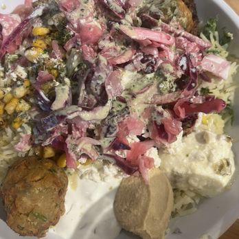 CAVA - Garlicky chicken shawarma bowl - Salad Near Me - Austin, Texas
