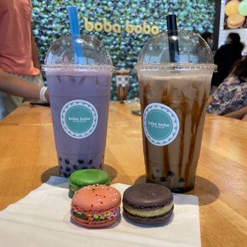Boba Boba Bubble Tea & Coffee - Boba and macaroons - Macarons Near Me - Plano, Texas Boba Boba Bubble Tea & Coffee - Boba and macaroons - Macarons Near Me - Plano, Texas
