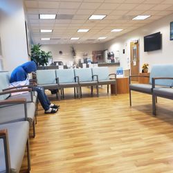 San Joaquin General Hospital - Waiting area and front check in desk.