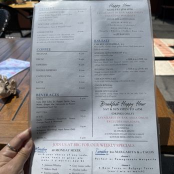 Belmont Brewing - lunch menu 08/2025 - Breweries Near Me - Long Beach, California