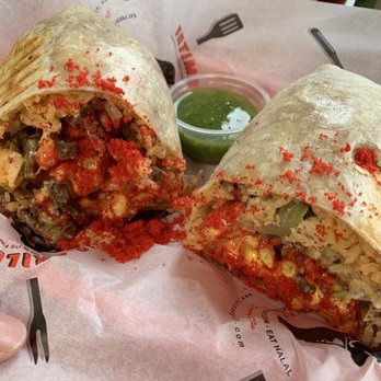 Fatima's Grill - Hot Cheetos Burrito - Mediterranean Near Me - Downey, California