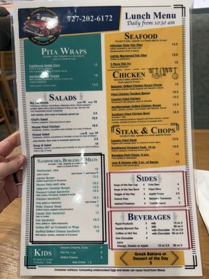 Menu photo 4 Seminole Diner Seminole, FL