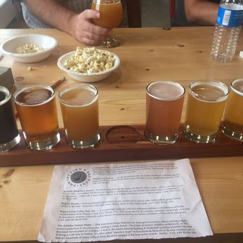 Powers Farm & Brewery - Here is the flight of 6 beers! - Breweries Near Me - Midland, Virginia Powers Farm & Brewery - Here is the flight of 6 beers! - Breweries Near Me - Midland, Virginia