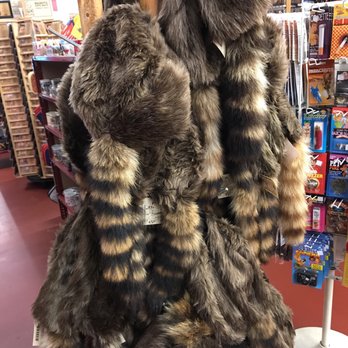Alamo Drugs - a fur coat on display in a store - Souvenir Shops Near Me - San Antonio, Texas