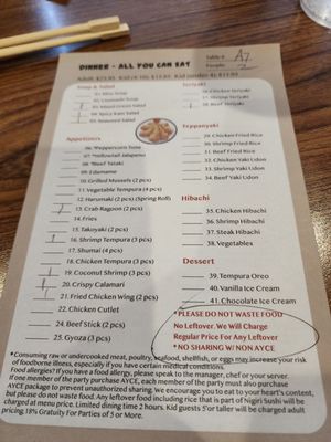 Menu photo 1 Haya Sushi Enfield, CT Menu photo 1 Haya Sushi Enfield, CT
