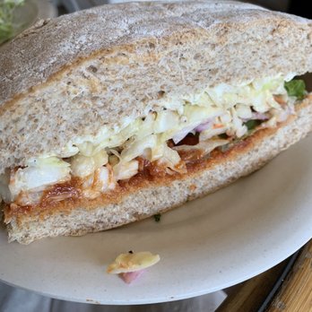 Peace Café - Barbecue Tempeh sandwich. Not bad! - Vegan Near Me - Honolulu, Hawaii Peace Café - Barbecue Tempeh sandwich. Not bad! - Vegan Near Me - Honolulu, Hawaii