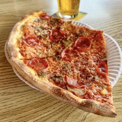 Rock On Pizza East Coast Style Thin Crust - Meat Lovers Pizza