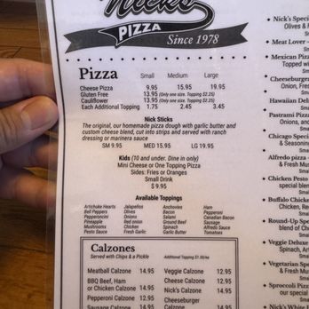 Nick's Pizza - Pizza Near Me - Apple Valley, California