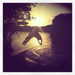 Cenote El Encanto - Excelente para ver el atardecer y echarse un chapuzón.