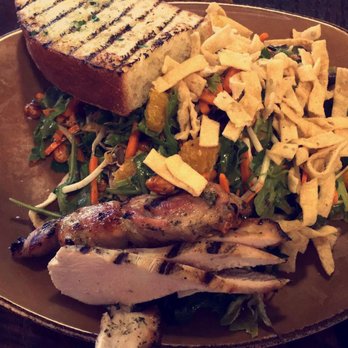 Urban Plates - Asian chicken salad w/ a complementary slice of bread - Salad Near Me - Pasadena, California Urban Plates - Asian chicken salad w/ a complementary slice of bread - Salad Near Me - Pasadena, California