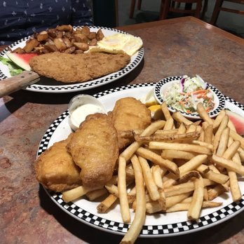 Black Bear Diner Tarzana - Friday special - endless Fish & Chips and Big foot Chicken Fried Steak & Eggs* (2500-2810 cals.) - Diners Near Me - Tarzana, California