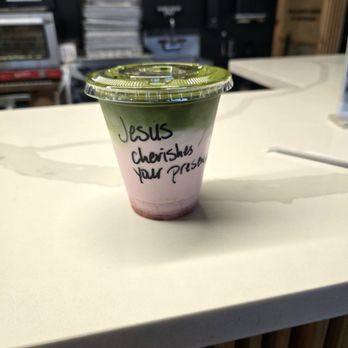Ambassadors Coffee - Strawberry Matcha - ILYJ, always and forever. - Coffee & Tea Near Me - San Antonio, Texas