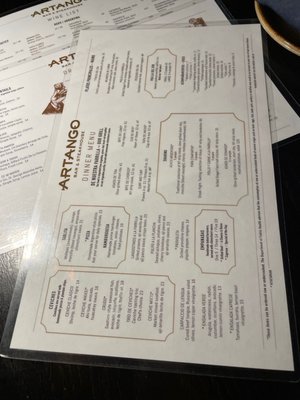 Menu photo 4 Artango Bar & Steakhouse Chicago, IL