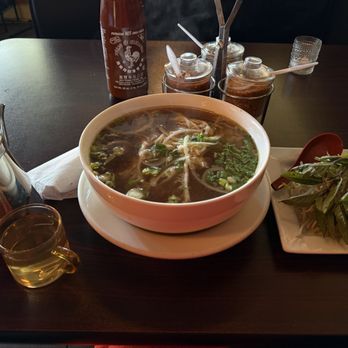 Andaman Asian Bistro - Tripe Pho  Hot green tea - Sushi Bars Near Me - St. Augustine, Florida