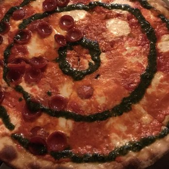 Rubirosa - Tie dye, half with pepperoni - Italian Near Me - New York, New York Rubirosa - Tie dye, half with pepperoni - Italian Near Me - New York, New York