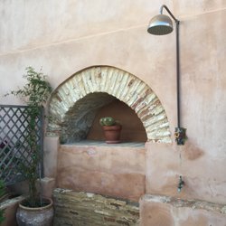 La Casa Grande - Wem es zu heiß wird - Außendusche auf unserer Terrasse