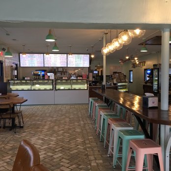 Sips And Sprinkles - View when you walk in (I happened to come at a not-busy time) - Coffee & Tea Near Me - Belvidere, Illinois