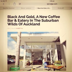 Black & Gold - A good review from sprudge.com!