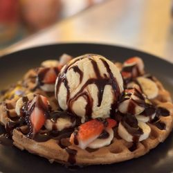 Cha Sha & Coffee - Gulbhar waffle
