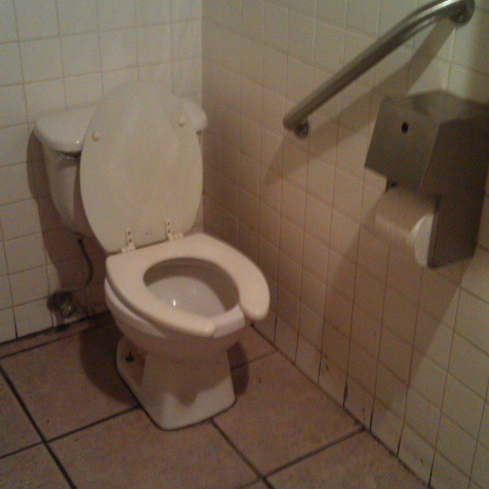Mel's Diner - Mens Classic horseshoe on low toilet. TP, PPR towels & soap in dispensers. Not pretty but clean. Don't forget to latch the door! - Diners Near Me - Phoenix, Arizona Mel's Diner - Mens Classic horseshoe on low toilet. TP, PPR towels & soap in dispensers. Not pretty but clean. Don't forget to latch the door! - Diners Near Me - Phoenix, Arizona