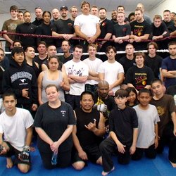 Tracy's Karate & Mixed Martial Arts Studios - Some of the Instructors & students at our
Shootfighting® training event